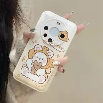 Силиконовая воздушная подушка Zhitai для NOVA11/P60/50 Cartoon Enjoy 10PLUS Huawei белый