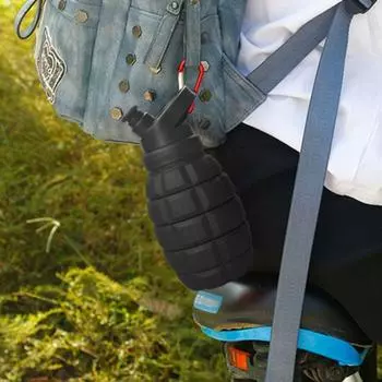 Силиконовая выдвижная граната бутылка для воды 580 мл питьевая кружка посуда для спорта бутылка для воды походы Style F