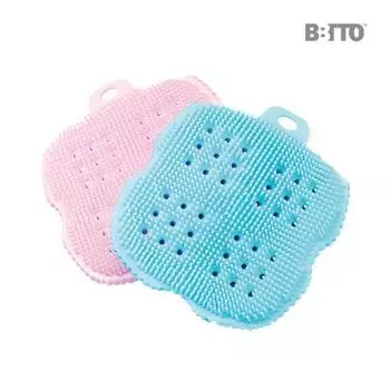 Силиконовое детское полотенце Vivito 2 цвета, корейская косметика pink