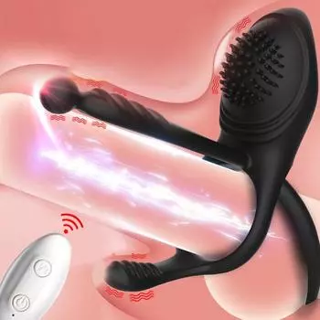 Силиконовое двойное кольцо для задержки эякуляции для мужчин, сексуальная игрушка для пар, секс-замок для взрослых, мужское кольцо, продукт для увеличения пениса, эрекция Uniform size