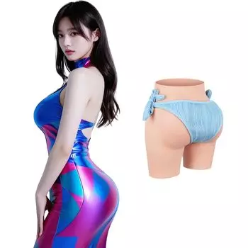 Силиконовое изменение пола феминизация Красивая маскировка под фальшивую дочь Слоновая кость [Gitibaba] Брюки, Брюки, Кроссдрессинг, Шорты, Маскировка, Подъем бедер,