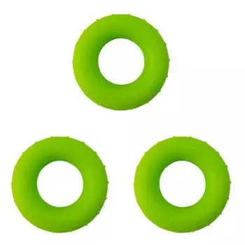 Силиконовое кольцо для пальцев, круглое запястье, для тренировок в спортзале (зеленый)