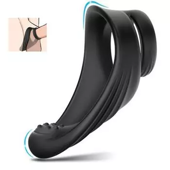 Силиконовое кольцо для пениса, привязка мошонки, кольцо для члена, секс-игрушки для мужчин, массаж простаты, эрекция, двойное кольцо, задержка эякуляции, стопорное кольцо
