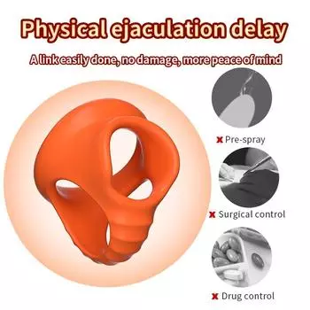 Силиконовое кольцо для пениса, задержка эякуляции, супер маленькая клетка целомудрия, регулируемое кольцо для пениса, кольцо для пениса, кольцо для мошонки, мужская секс-игрушка для мужчин