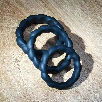 Силиконовое кольцо для пениса, задержка эякуляции, кольца для пениса, эрекция члена, кольцо для пениса, мужское целомудрие, секс-игрушки для взрослых для мужчин, тренажер для блокировки спермы