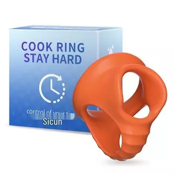 Силиконовое кольцо на член без вибрации для мужчин, дизайн с четырьмя отверстиями (Модель HA-822)