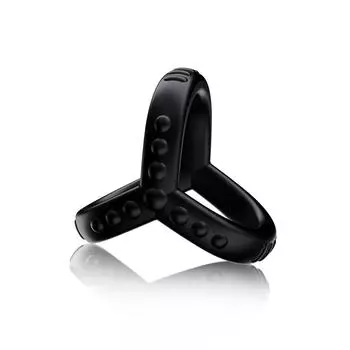 Силиконовое кольцо на член с тремя выступами для задержки и ограничения для мужчин