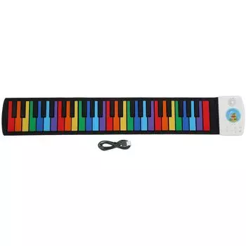 Силиконовое пианино Rollup Piano 49 Keys, клавиатуры Roll Up Piano, ручное пианино, образовательные подарки