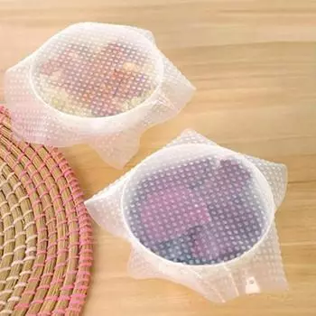 Силиконовое уплотнение, пищевая кухонная пластиковая упаковка, вакуумный многоразовый инструмент, гаджет 20*20cm