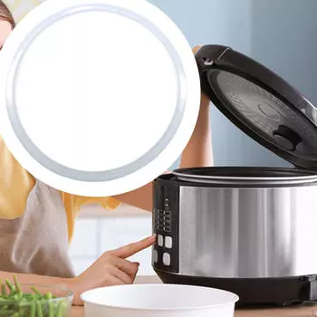Силиконовое уплотнительное кольцо для прокладки скороварки пищевого класса, легко устанавливаемая запасная часть, тепло 18CM