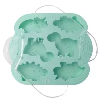 Силиконовые 6 трафаретов для рисового пирога с динозавром трафарет для выпечки рисового пирога с животными