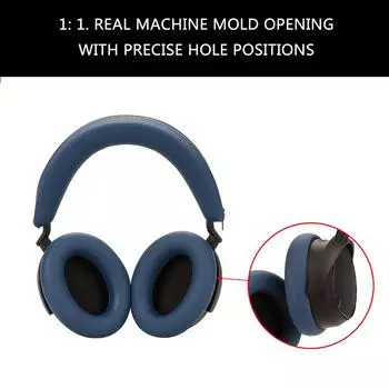 Силиконовые амбушюры, накладки на голову для наушников Sennheiser ACCENTUM PLUS, амбушюры, амбушюры, губчатые амбушюры B темно-синий