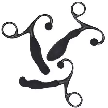 Силиконовые анальные пробки, анальные пробки, тренировка для начинающих, опытных пользователей с расклешенным основанием, секс-игрушки для простаты Size 1