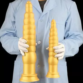 Силиконовые анальные пробки Дилдо Фистинг Инструменты Секс-игрушки Большой член Реалистичный пенис БДСМ S