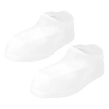 Силиконовые бахилы, водонепроницаемые чехлы для обуви от дождя, нескользящая зимняя обувь, ботинки, бахилы для дома S