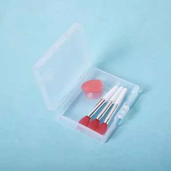 Силиконовые бальзамы для губ, кисточка для губ с присоской, пылезащитный чехол, кисти для макияжа