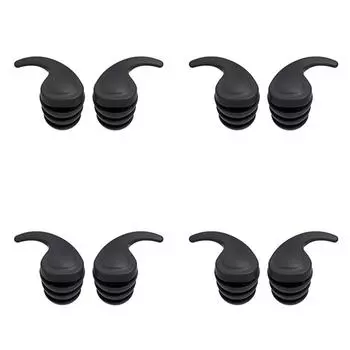 Силиконовые беруши для плавания, водонепроницаемые беруши для сна с шумоподавлением(черный)