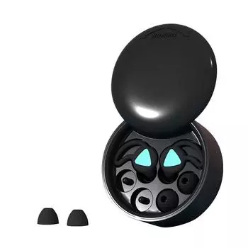 ~ Силиконовые беруши для сна, беруши для снижения уровня шума, спортивные принадлежности для плавания Black white