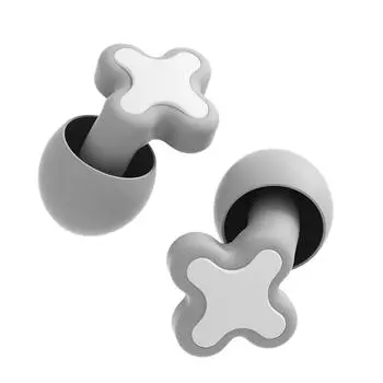 Силиконовые беруши для сна Водонепроницаемые беруши для сна Отменяющие шумоподавление Звуконепроницаемые Легкие студенческие средства защиты слуха чёрный