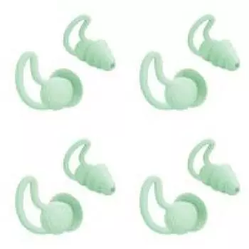 Силиконовые беруши Звукоизоляция Антишумные беруши для сна (зеленый) #C