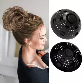 Силиконовые бесшовные подушечки для волос невидимые пушистые подушечки для волос пуховые подушечки для волос подушка для головы для женщин Plastic