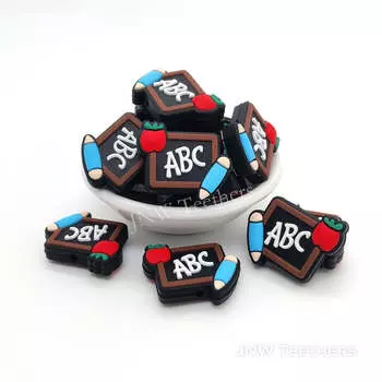 Силиконовые бусины для классной доски ABC Apple Pencil, Силиконовые бусины для доски для учителей, Силиконовые бусины для черной доски ABC Set of 10