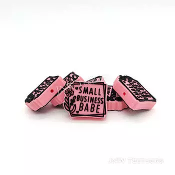 Силиконовые бусины с фокусным расстоянием «Цветок для малого бизнеса» Бусины-ручки. Pack 10