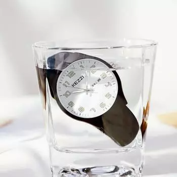 Силиконовые часы для женщин, модные женские кварцевые часы, небольшой свежий силиконовый ремешок, водонепроницаемые парные часы для женщин