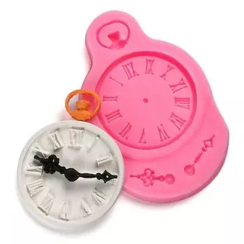 Силиконовые часы, помадка, форма для конфет, форма для украшения торта, желе, инструмент для выпечки «сделай сам»