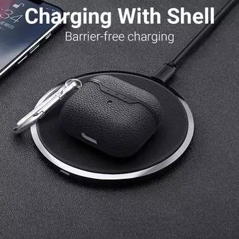 Силиконовые чехлы для Airpods 3 Чехол для AirPods 1 2 Чехол для хранения Полное покрытие Новые для Airpods Pro 2022 Чехлы Устойчивы к падениям Износостойкие Водонепроницаемые Airpods 1&2 Case чёрный