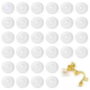Силиконовые чехлы Samcos для 25 полупрозрачных и не навредивших вашим поделкам и аксессуарам для сережек ручной работы Весна 50 сережек, пар, незаметных, не