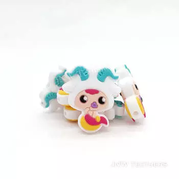 Силиконовые фокусные бусины для знака зодиака Овен 10PCS