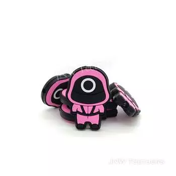 Силиконовые фокусные бусины с изображением кальмара. pack 10