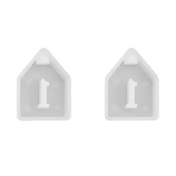 # Силиконовые формы DIY 3D Xmas Силиконовая форма для литья эпоксидной смолы (Номер 1)