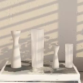 Силиконовые формы DIY, форма для эпоксидной смолы, геометрический держатель, форма для украшения стола, инструмент для изготовления штукатурки, антипригарное покрытие S