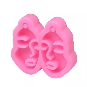 Силиконовые формы для лица девушки, брелок, украшение, ювелирные аксессуары, инструмент для изготовления кулонов, форма для литья поделок для девочек и женщин