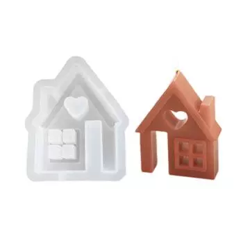 Силиконовые формы для мыла, форма для свечей, дымоход, силиконовые формы для дома, идеально подходят для украшения фигурок