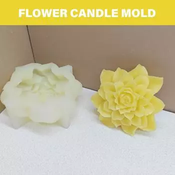Силиконовые формы для мыла и свечей Элегантные цветы Ароматерапия Свечи Гипсовые фигурки Силиконовые формы для творчества