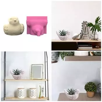 Силиконовые формы для подсвечников в форме птицы, формы для чашек для свечей, формы для подсвечников, идеальный подарок для любителей поделок своими руками