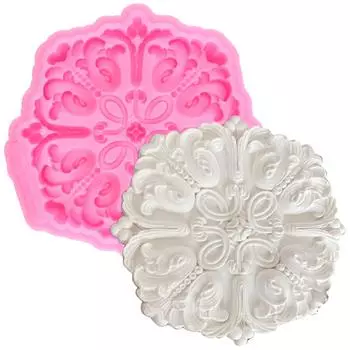 Силиконовые формы для помадки с тиснением цветов для украшения торта «сделай сам», топпер для кексов, шоколадных конфет, жевательной пасты, форма для полимерной глины