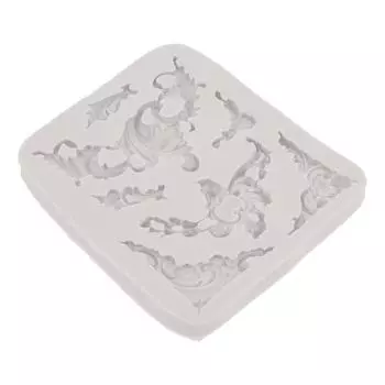 Силиконовые формы для помадки, тортов, украшений, кухонного мыла, десертов, термостойкие формы для выпечки, штампы, силикагель, ретро белый