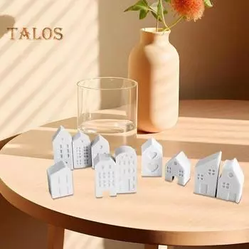 Силиконовые формы Домовые свечи Формы для литья Творческие формы для дома с окном Формы из эпоксидной смолы для соевых восковых свечей Мыло A