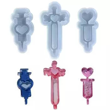 Силиконовые формы из смолы, зыбучие пески, литейные формы, шейкер для эпоксидной смолы, форма для ювелирных изделий, поделок, изготовления смолы, форма для подвески C