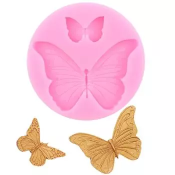 Силиконовые формы в виде бабочки, мини-форма для помадки в форме бабочки, сделай сам, форма для шоколадных конфет, смолы, глины, кекс, Топпер, формы для украшения торта
