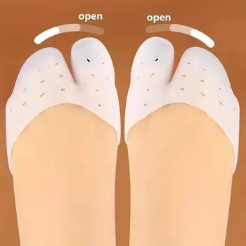 Силиконовые гелевые подушечки для пальцев ног, защитные подушечки для пальцев ног, накладки на подъем свода стопы, плюсневые кости и балетные пуанты, защита, комфорт, уход за ногами