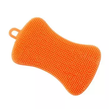 Силиконовые губки для посуды, кухонная губка, многофункциональные и эффективные губки, кухонные гаджеты, особая деликатная кухонная губка красный