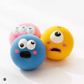 Силиконовые игрушки для собак Pet Play Squeaky Ball Chew Toy Toys Товары для собак Популярные игрушки для щенков
