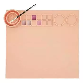 Силиконовые коврики для поделок 17x15 дюймов Коврик для литья ювелирных изделий с чистящим стаканом Нескользящий силиконовый лист Силиконовый коврик для форм