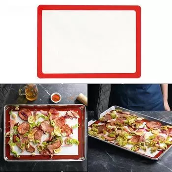 Силиконовые коврики для выпечки, коврик для печенья, антипригарный многоразовый противень, коврики для выпечки, набор листов для печенья, кондитерские инструменты, тесто, мука, помадка, барбекю 31*40cm