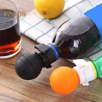 Силиконовые крышки для бутылок с газировкой, герметичные крышки для насосов, защитные крышки для газированных напитков, крышки для большинства напитков белый/розовый